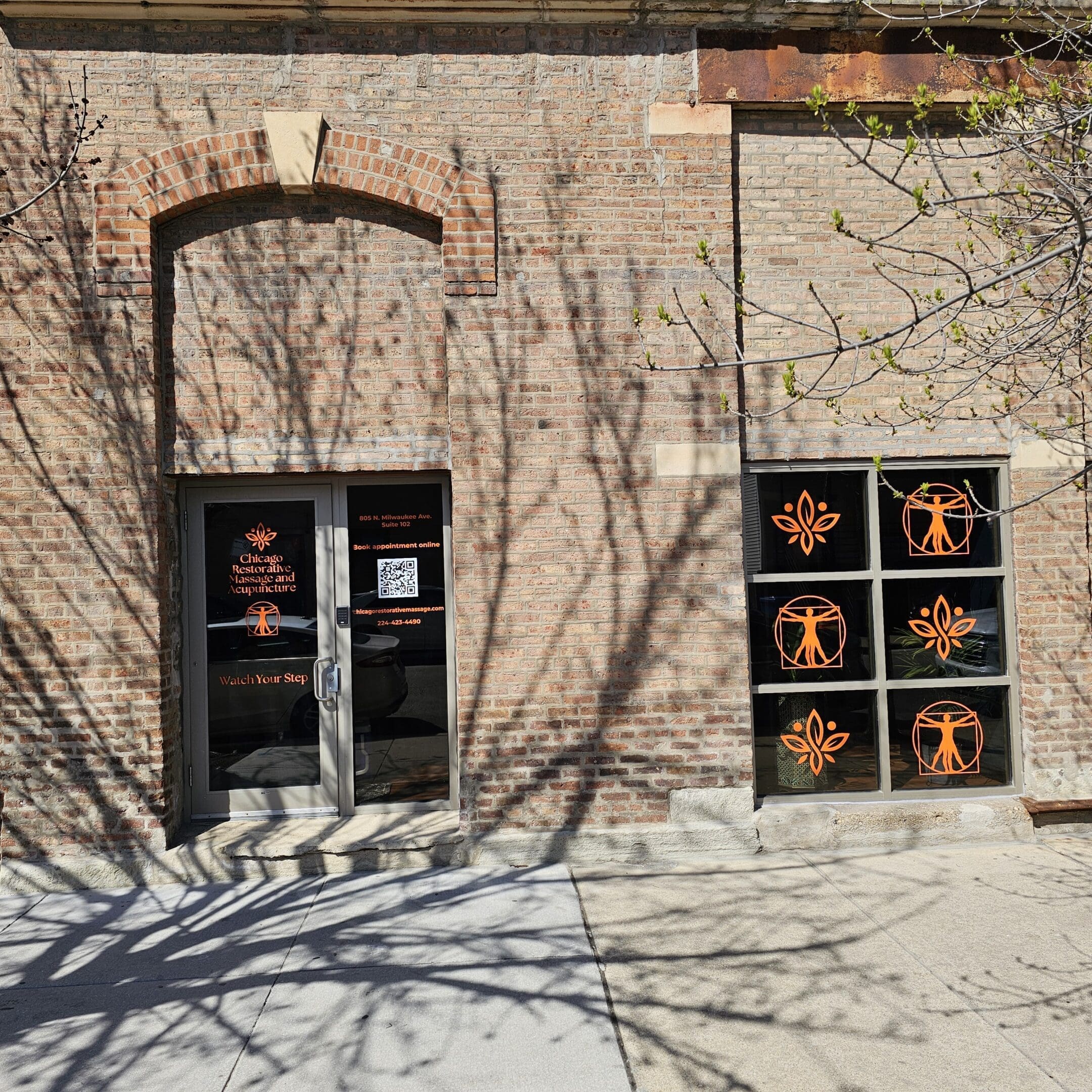 Chicago Restorative Massage and Acupuncture at 805 N Milwaukee Ave in the River West Neighborhood